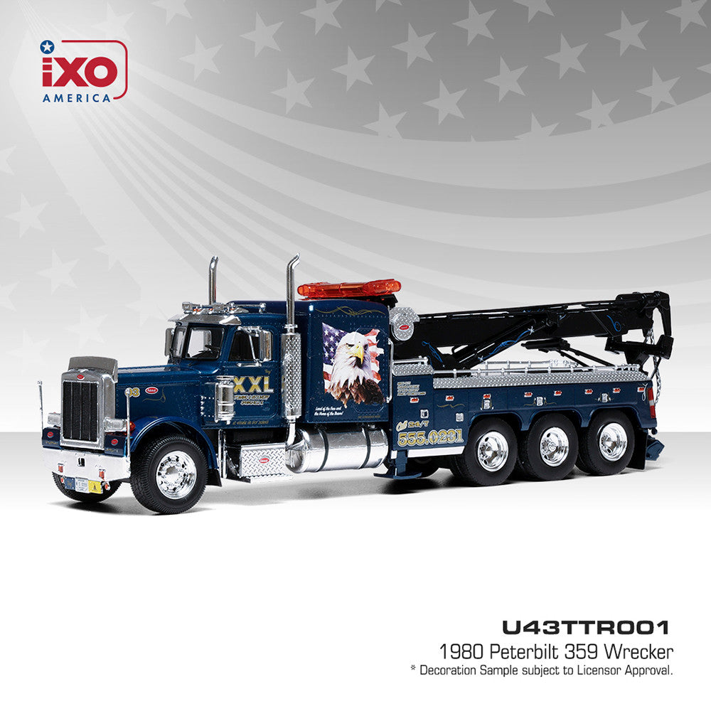 IXO 1:43 1980 Peterbilt 359 Wrecker Die-Cast Tow Truck