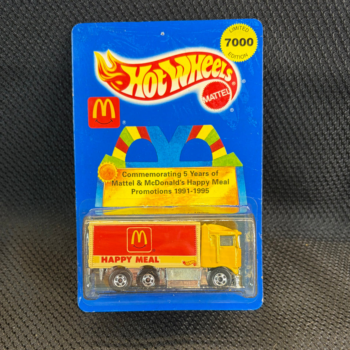 Hot Wheels Mattel & McDonald's Happy Meal 5 Years Limited Edition