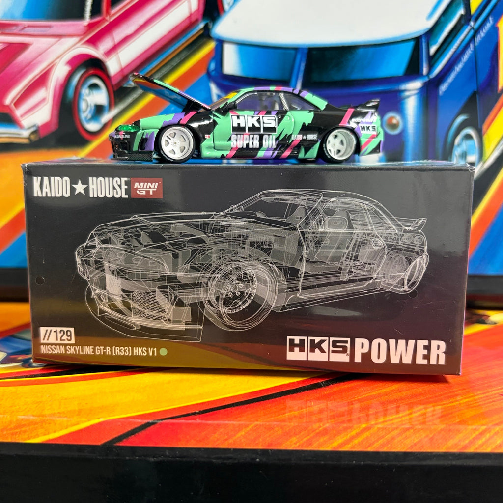 Kaido House #129 Nissan Skyline GT-R R33 HKS Version 1
