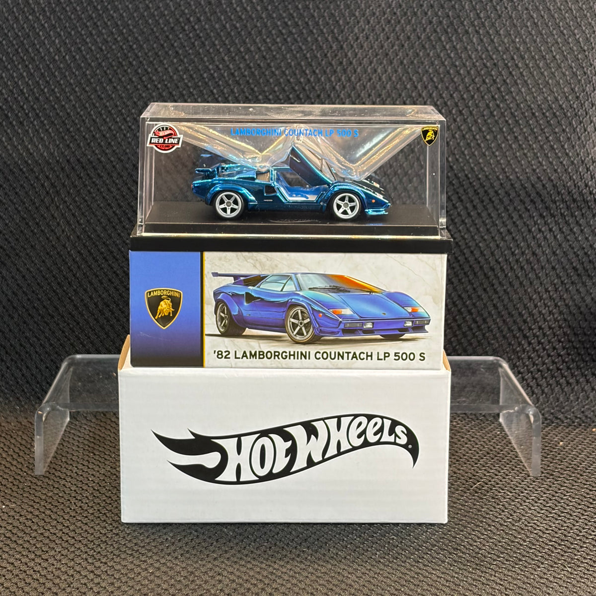 Hot Wheels RLC '82 Lamborghini Countach LP 500 S Blue