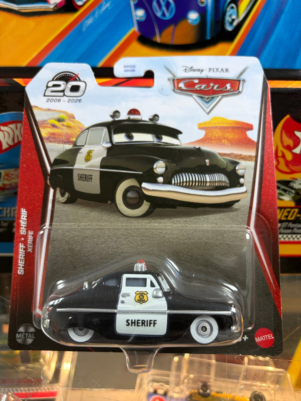 Disney Pixar Cars 1:55 Scale Die-Cast Metal – Sheriff (Sealed)