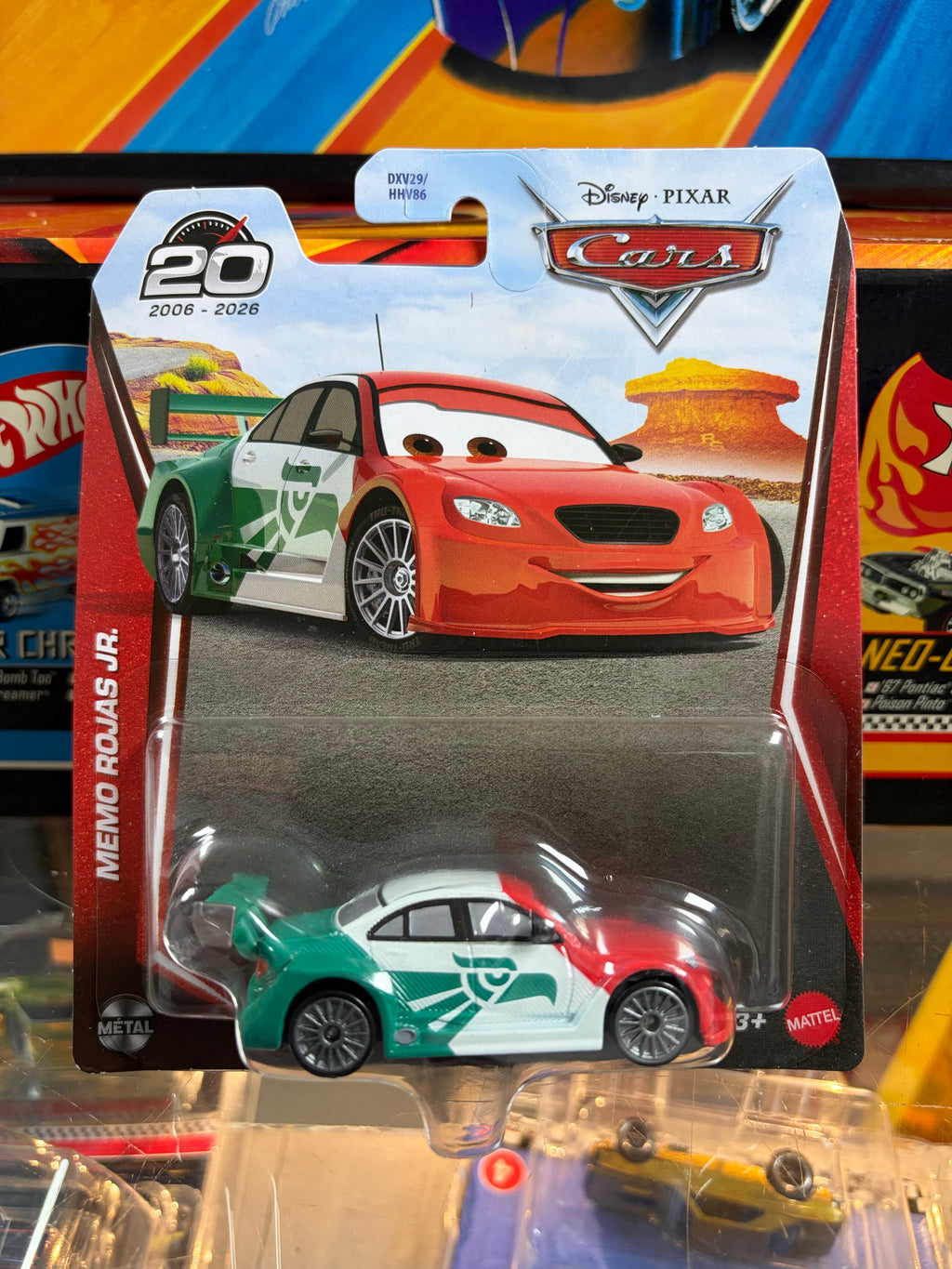 Disney Pixar Cars Memo Rojas Jr Die-Cast 1:55