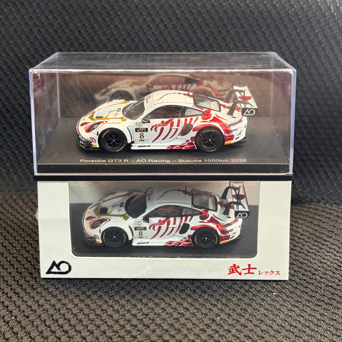 Spark AO Racing Porsche GT3 1:64 Suzuka Exclusive 2026 Japan