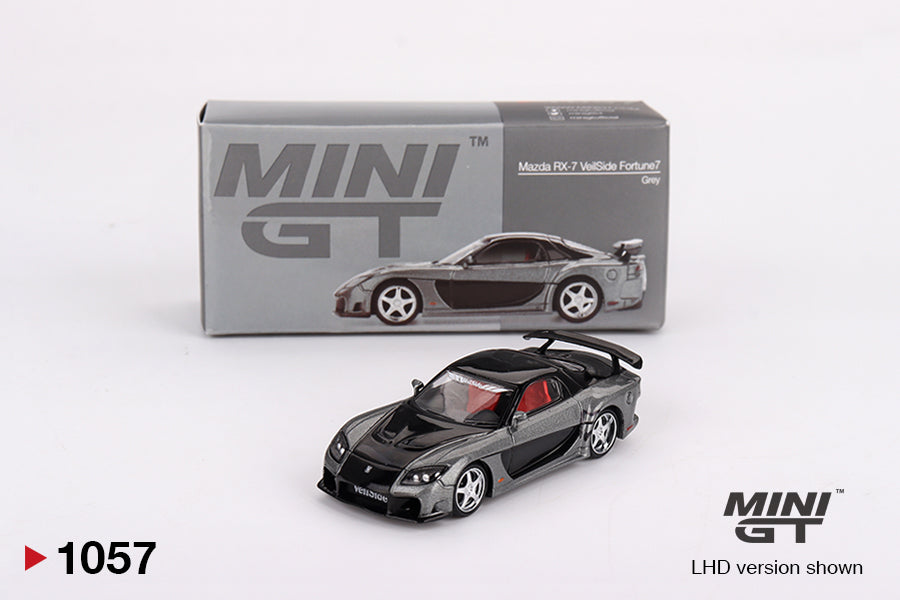 Mini GT #1057 1:64 Mazda RX-7 VeilSide – Fortune Gray