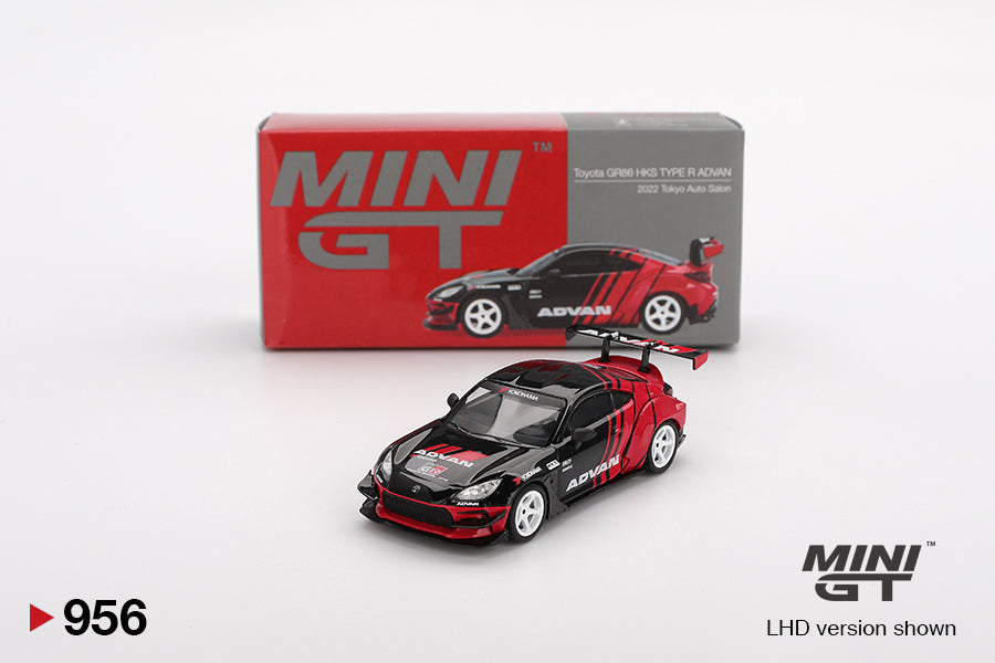 Mini Gt Toyota GR86 HKS TYPE R ADVAN 2022 Tokyo Auto Salon #956