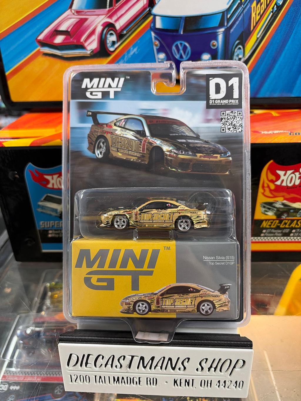 Mini GT #714 Nissan Silvia (S15) Top Secret Edition D1GP 1/64