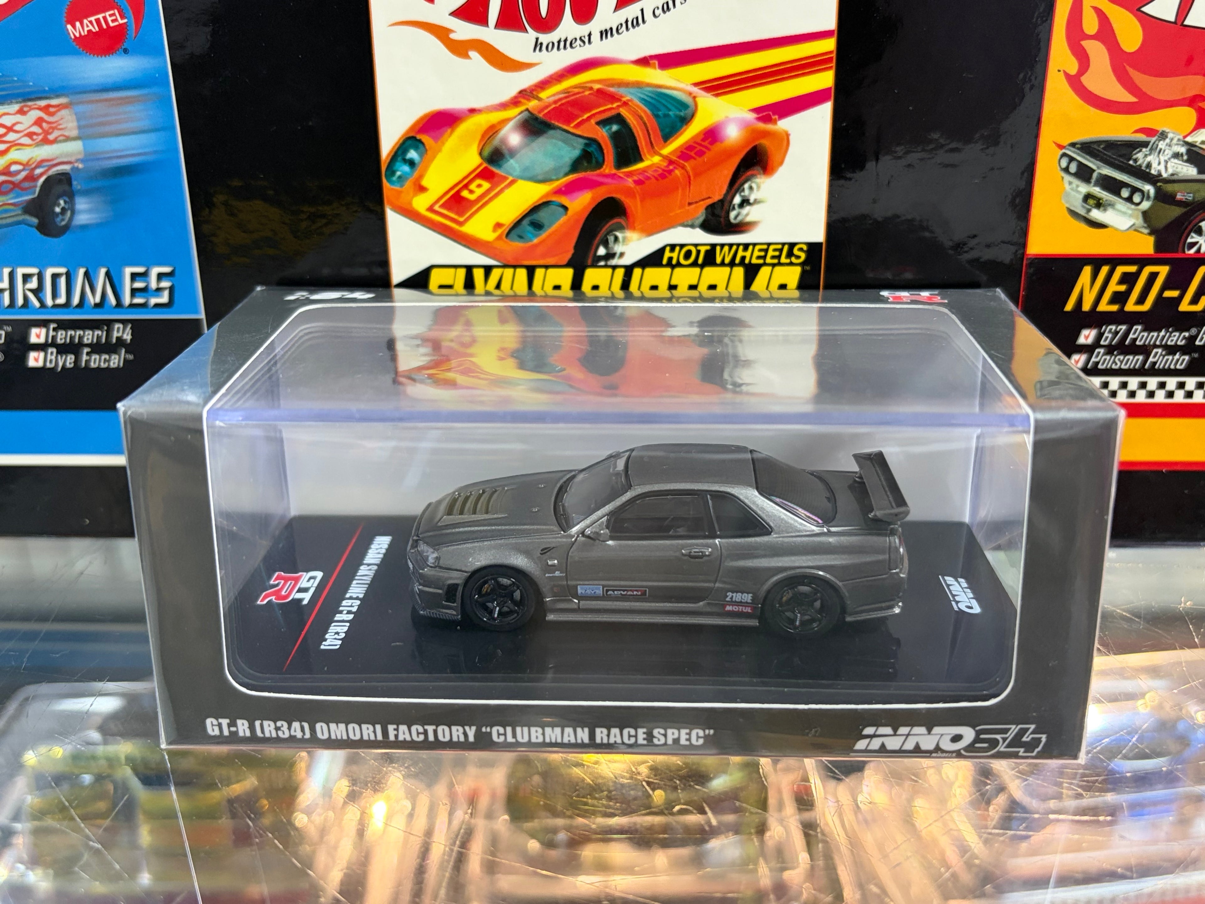 INNO64 Nissan Skyline GT-R (R34) Omori Factory Clubman Race