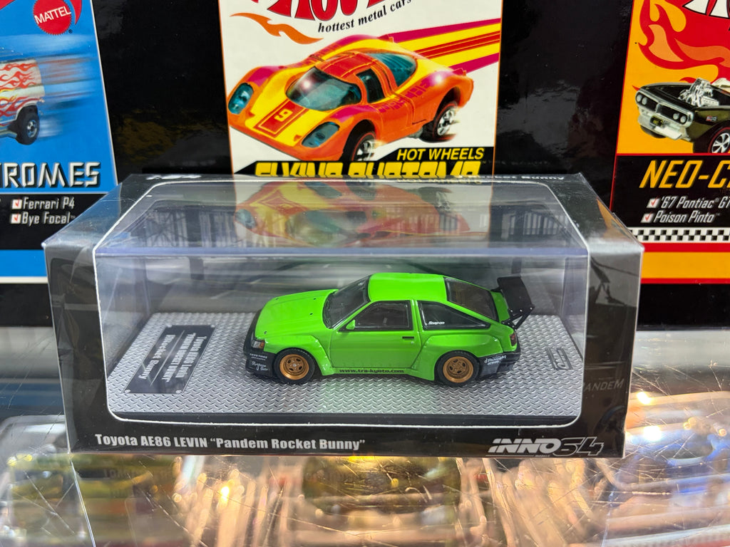 INNO64 Toyota AE86 Levin "Pandem Rocket Bunny" - Green