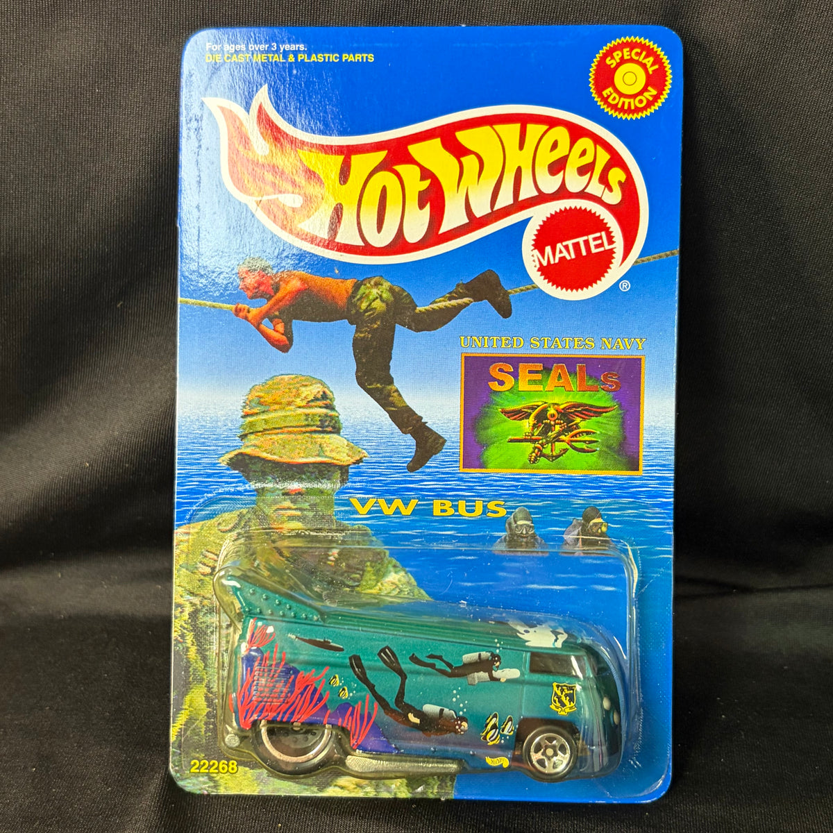 Special Edition 1998 Hot Wheels U.S. Navy SEALs VW Bus