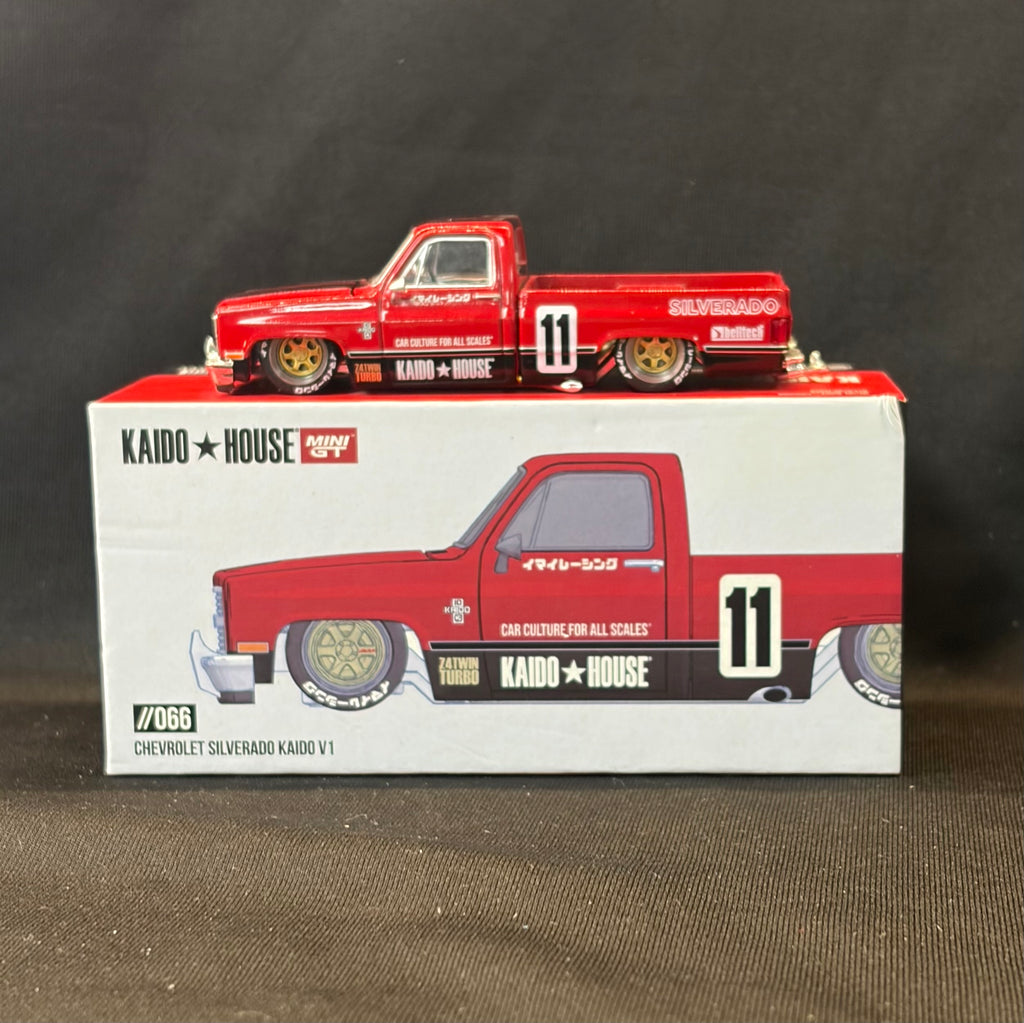 Kaido House #066 Chevrolet Silverado Red Pickup Truck