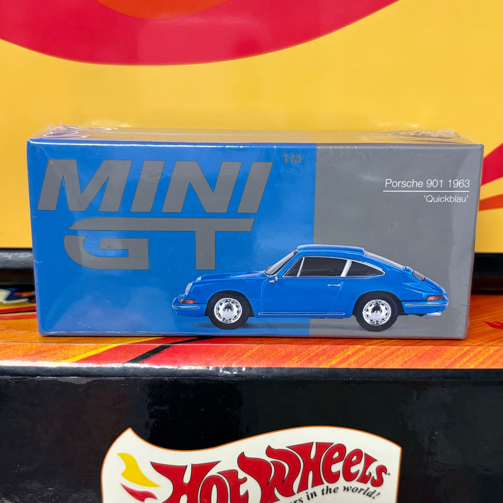 Mini GT #707 Porsche 901 1963 'Quickblau' Blue (LHD)