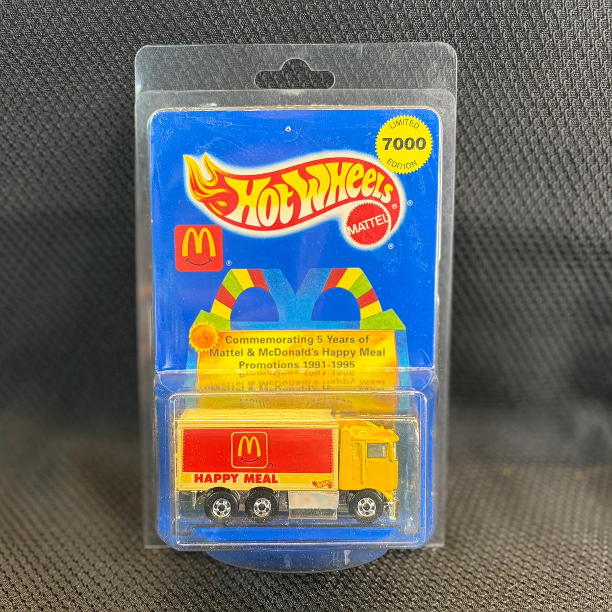 Hot Wheels Mattel & McDonald's Happy Meal 5 Years Limited Edition
