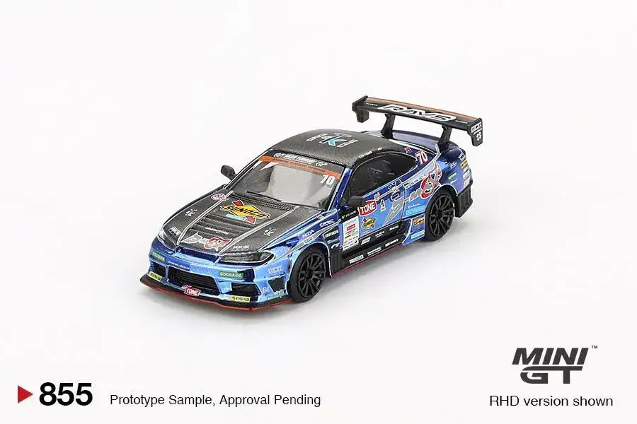 Mini GT Nissan Silvia S15 D-MAX Racing 2023 D1 GP #855