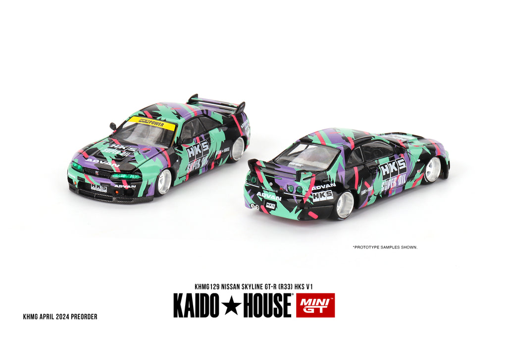 Kaido House #129 Nissan Skyline GT-R R33 HKS Version 1
