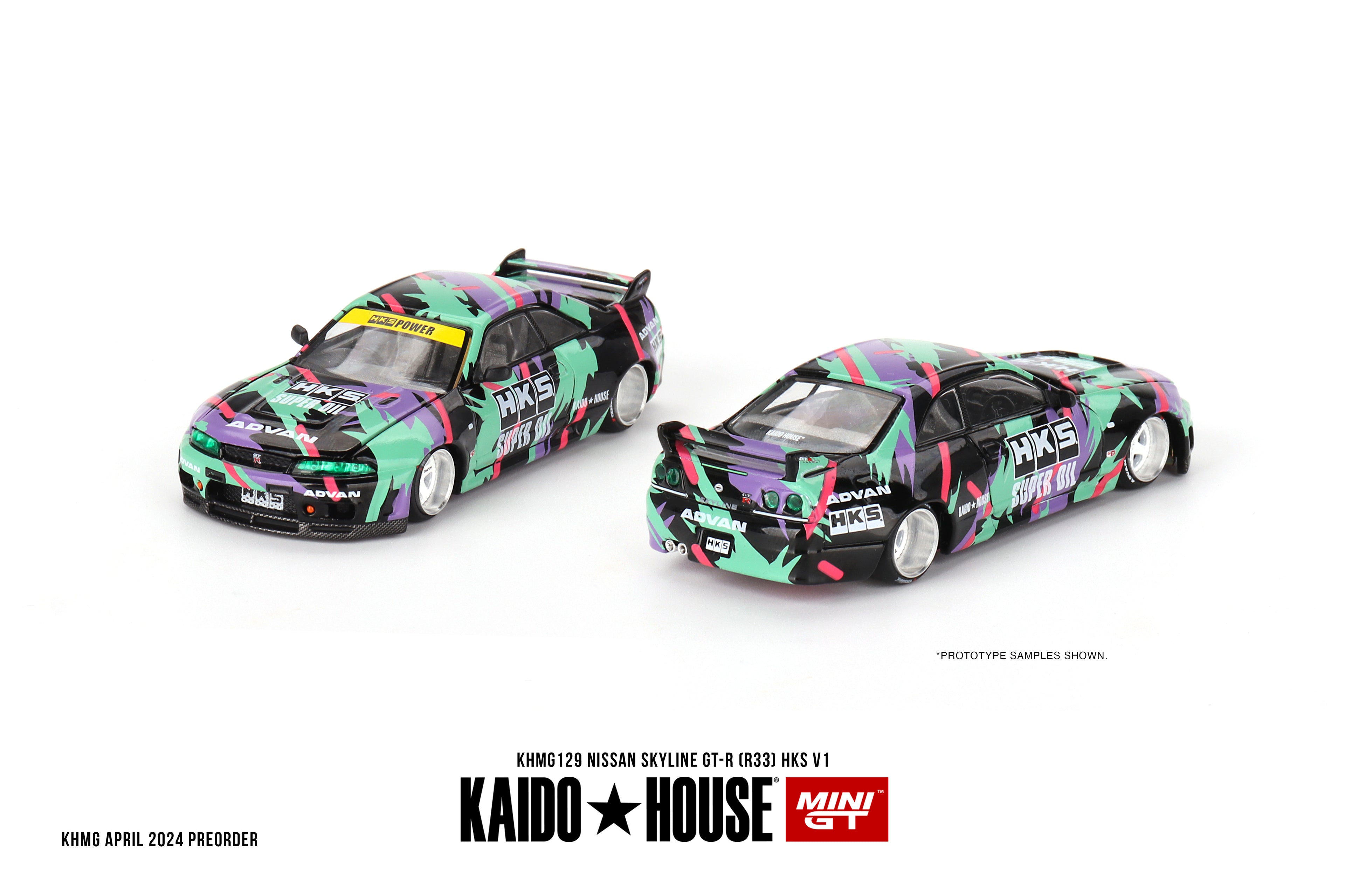 Kaido House #129 Nissan Skyline GT-R R33 HKS Version 1