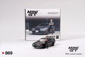 Mini GT #869 Nissan Skyline GT-R (R32) Gunmetal w/ Matsuda Figure – Tsugio Matsuda Collection