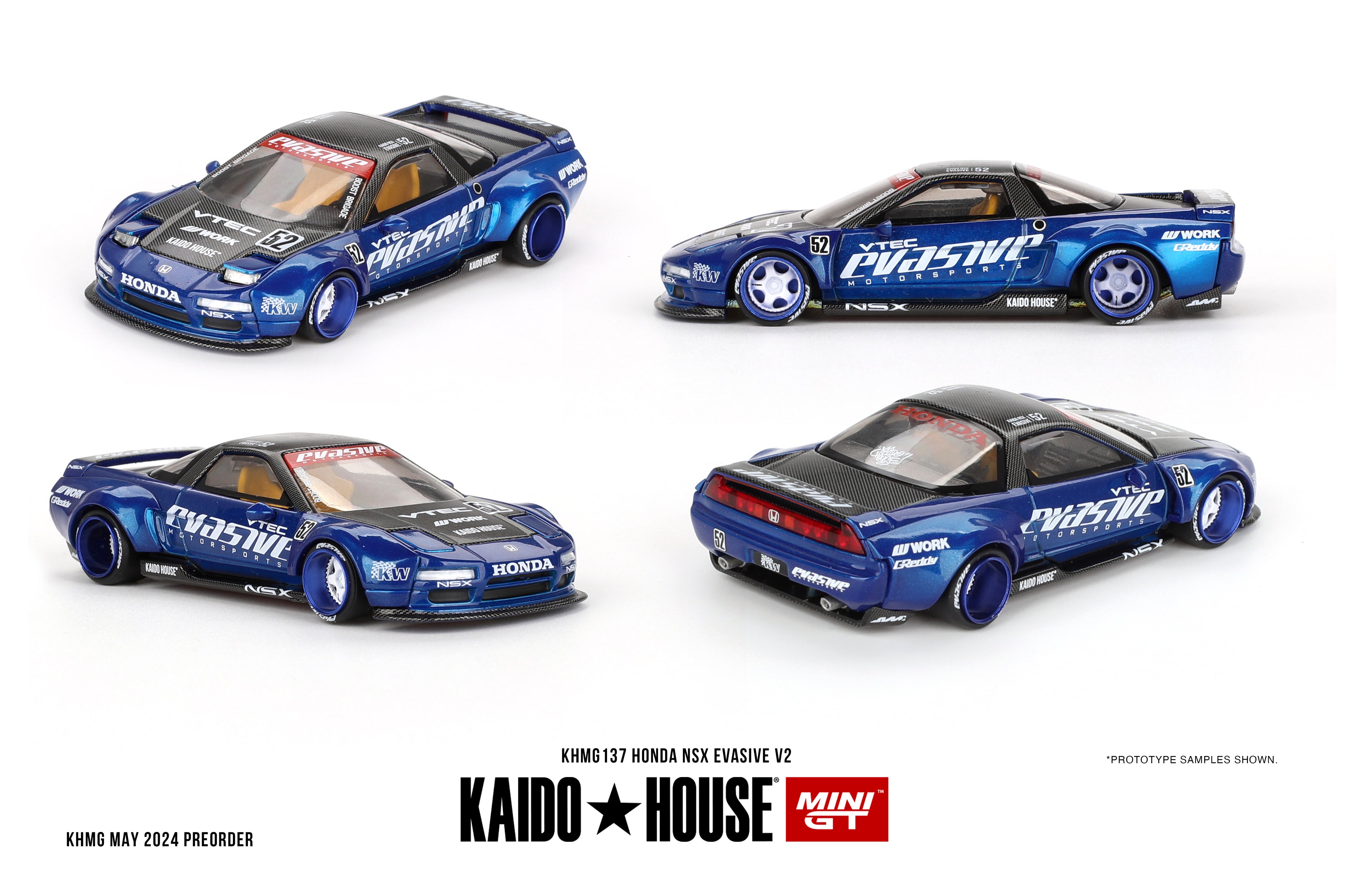 Kaido House Honda NSX Evasive V2 #137 – 1:64 Die-Cast (Unsealed)
