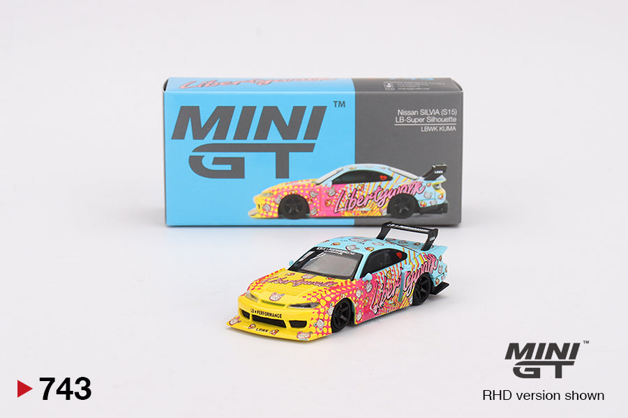 Mini GT 743 Nissan LB-Super Silhouette S15 Silvia LBWK KUMA
