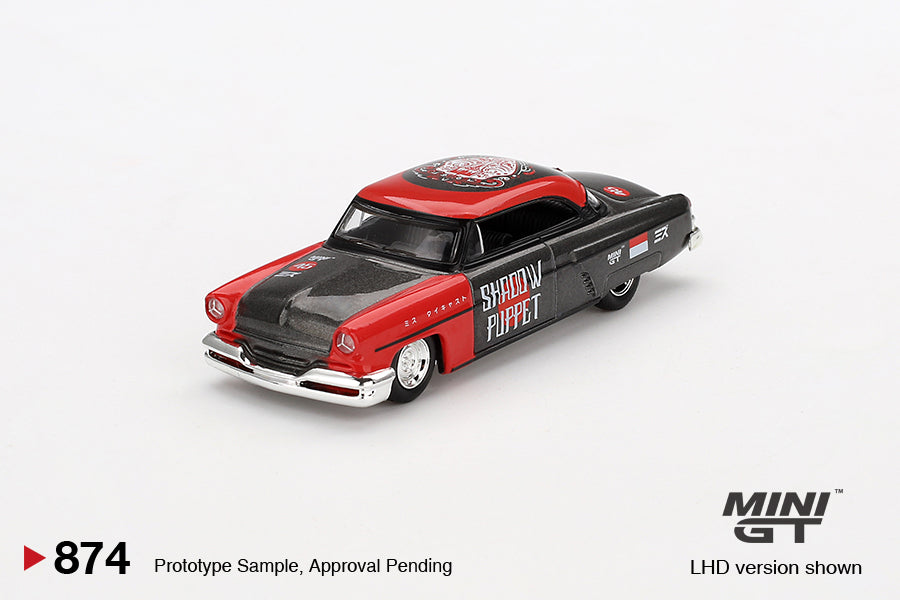Mini GT 874 Lincoln Capri Hot Rod 1954 "Shadow Puppet" MINI GT x MIZU 2024