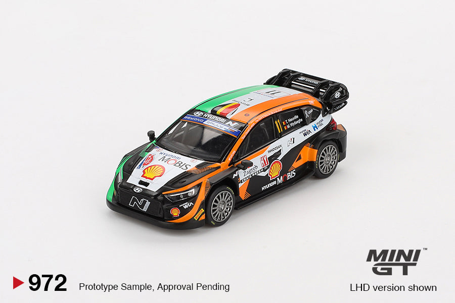 MINI GT #972 Hyundai i20 N Rally1 #11 – 2023 Rally Croatia Power Stage Winner