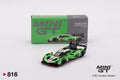 Mini GT #816 Lamborghini SC63 #63 Iron Lynx 2024 IMSA Sebring 12 Hrs
