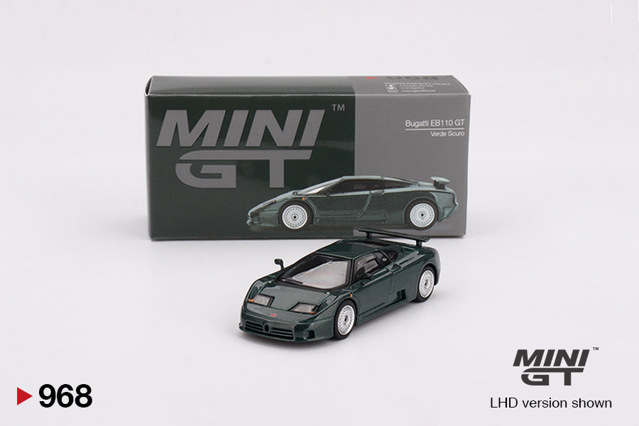 Mini Gt Bugatti EB110 GT Verde Scuro #968