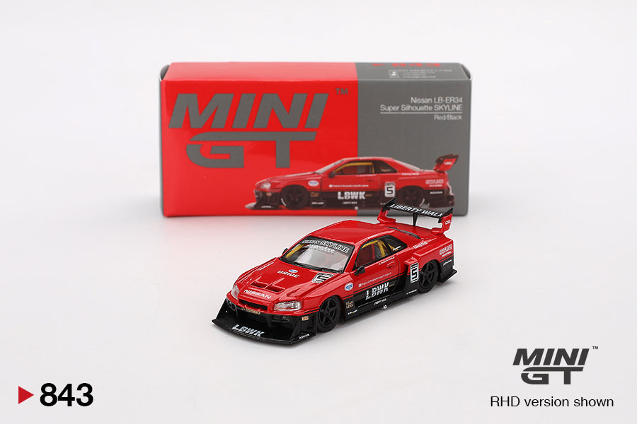 Nissan LB-ER34 Super Silhouette Skyline Red/Black