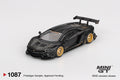 Mini GT #1087 LB WORKS Lamborghini Aventador Limited Edition Matte Black