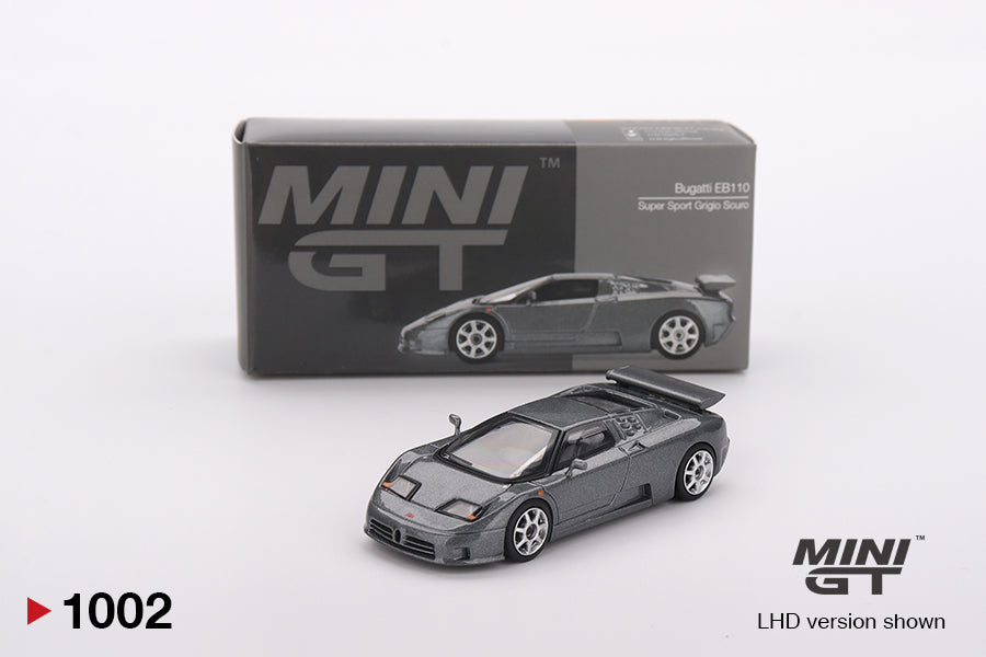 Mini Gt Bugatti EB110 Super Sport Grigio Scuro #1002