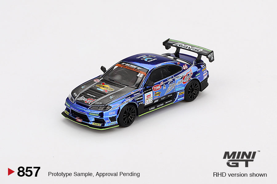 Mini Gt Nissan Silvia (S15) D-MAX #46 D-MAX Racing 2023 D1 Grand Prix #857