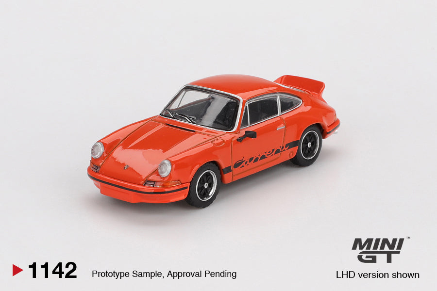Mini GT #1142 Porsche 911 Carrera RS 2.7 Tangerine