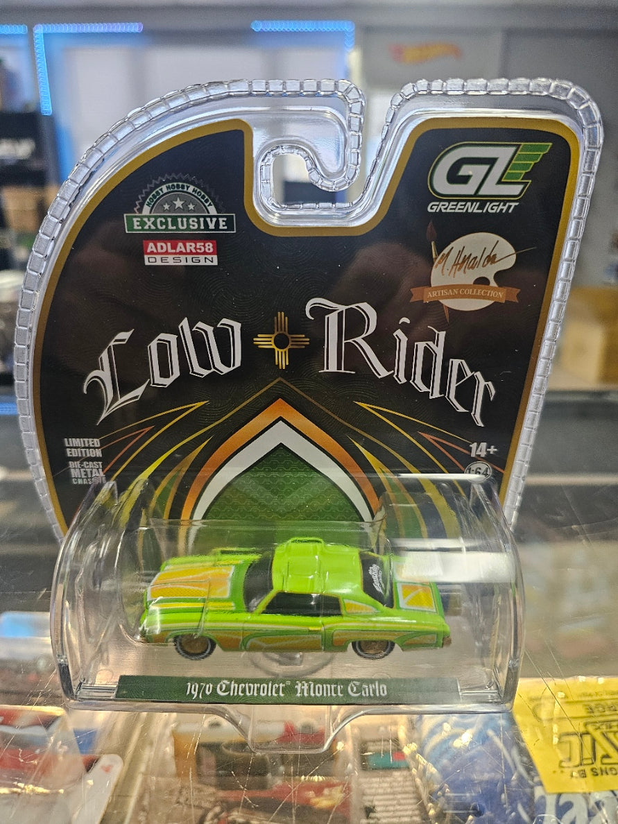 Greenlight 1970 Chevrolet Monte Carlo Lowrider Michael Heralda 1:64 Diecast