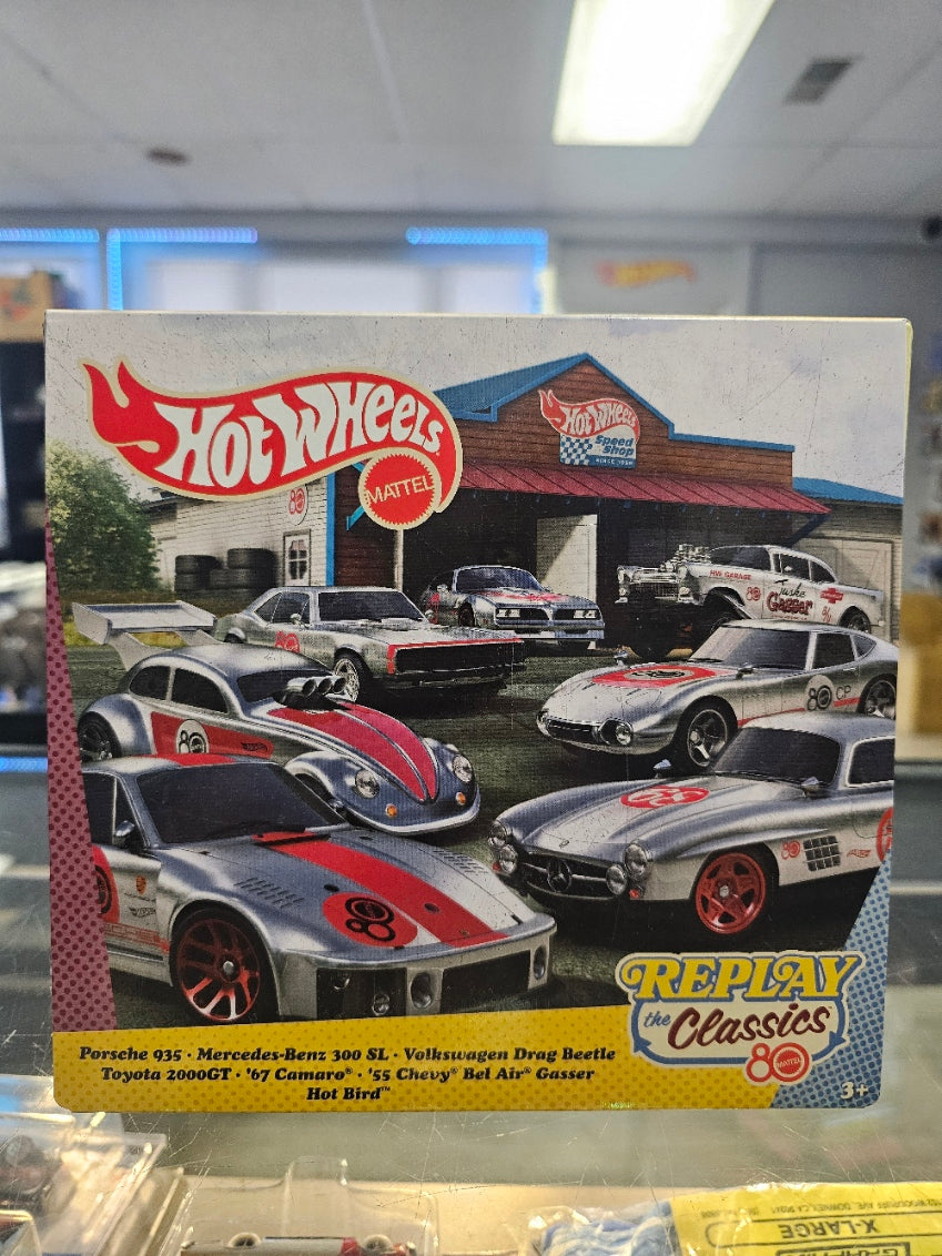 Hot Wheels Replay The Classics 80th Anniversary Zamac 7 Pack Box Set 2025