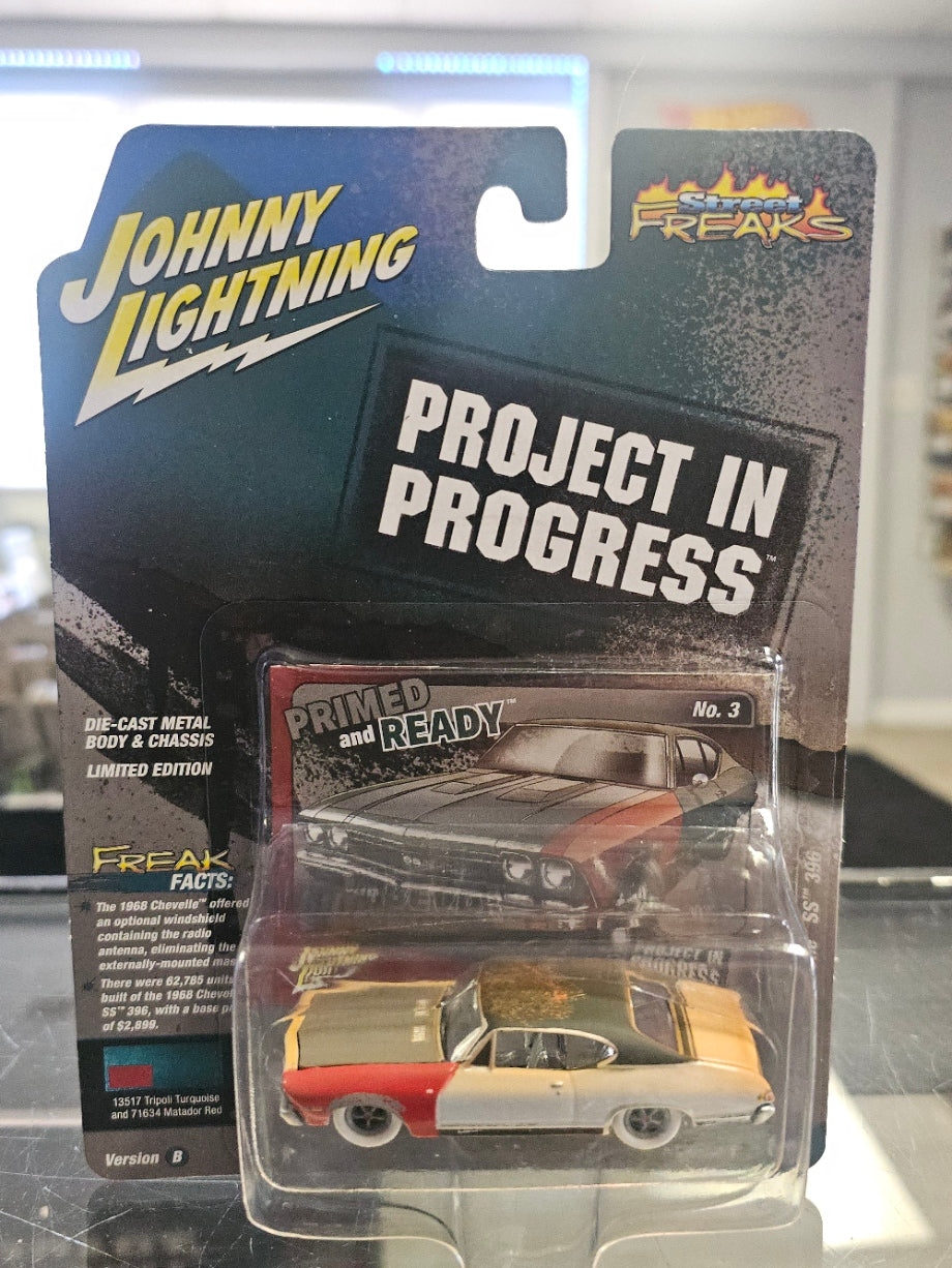 Johnny Lightning 1968 Chevy Chevelle SS 396 Street Freak White Lightning