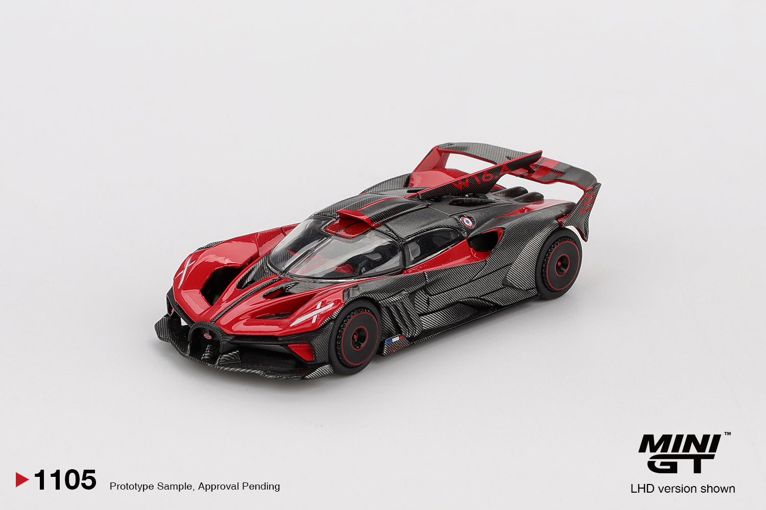 MINI GT #1105 Bugatti Bolide – Red