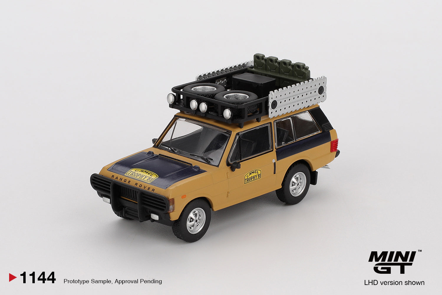 MINI GT #1144 Range Rover 1981 Camel Trophy Sumatra – Winner | C. Swoboda & K. Mentel