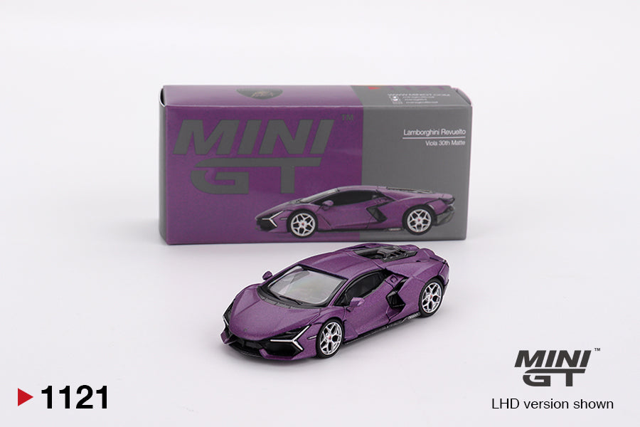 Mini GT Lamborghini Revuelto Viola 30th Matte