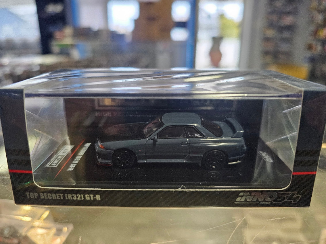 Inno 64 1:64 Top Secret Nissan GT-R R32 Stealth Grey