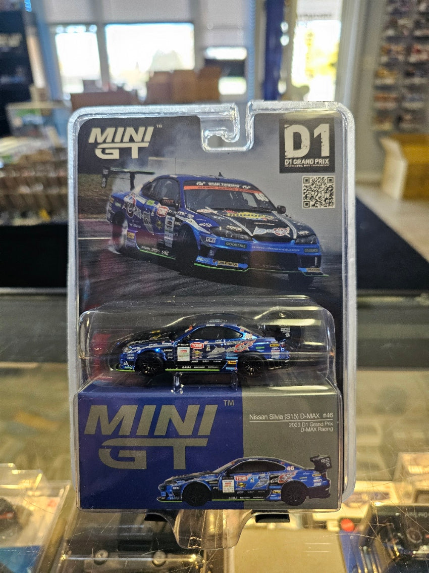 Mini Gt Nissan Silvia (S15) D-MAX #46 D-MAX Racing 2023 D1 Grand