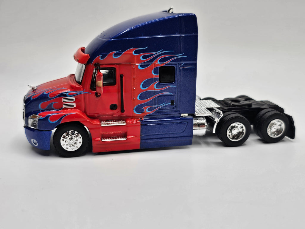 2019 Mack Anthem Truck Cab Red/Blue Diecast 1:64 Scale Model - Greenlight