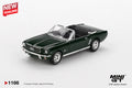 MINI GT #1166 1964 Ford Mustang Convertible – Highland Green