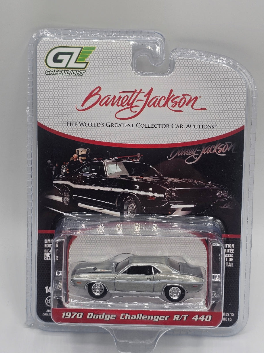 Greenlight Raw 1970 Dodge Challenger R/T 440 Barrett-Jackson #15 37320-D