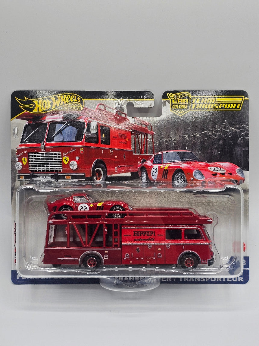 Hot Wheels Premium 2025 Team Transport Ferrari 250 GTO Fiat 642 RN2 Bartoletti