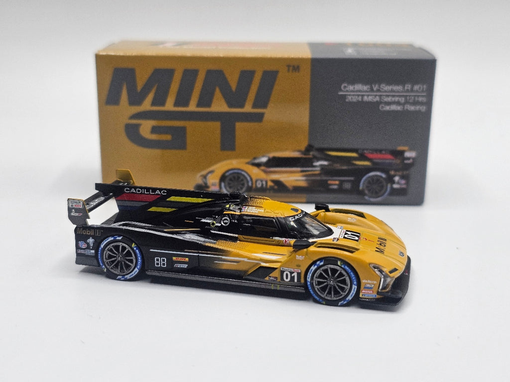 Mini GT 1:64 Cadillac V-Series.R #01 Cadillac Racing 2024 IMSA Sebring 12 Hours #1004 - Limited Edition