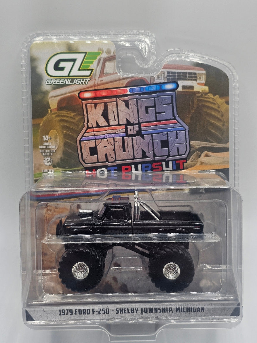 Greenlight Kings of Crunch Hot Pursuit 1979 F-250 Shelby Township Michigan