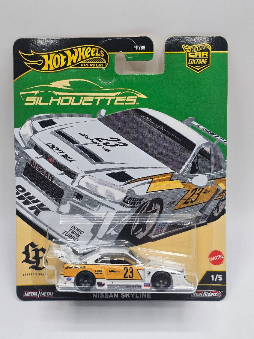 Hot Wheels Premium Car Culture LB-ER34 Silhouettes Nissan Skyline R34
