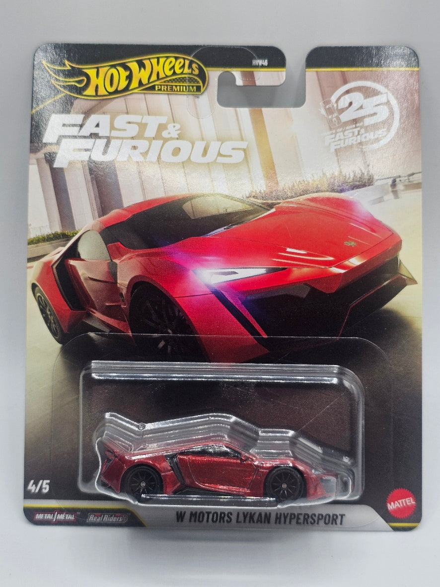 Hot Wheels 2025 Fast & Furious W Motors Lykan Hypersport Red