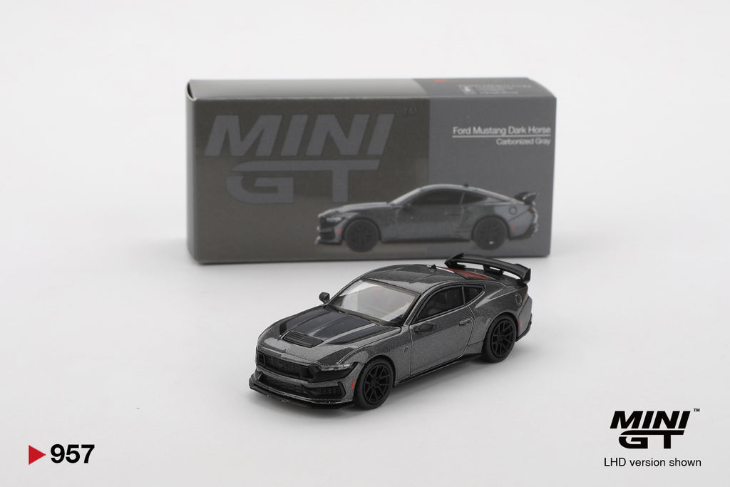 Mini GT #957 Ford Mustang Dark Horse 2024 Carbonized Gray