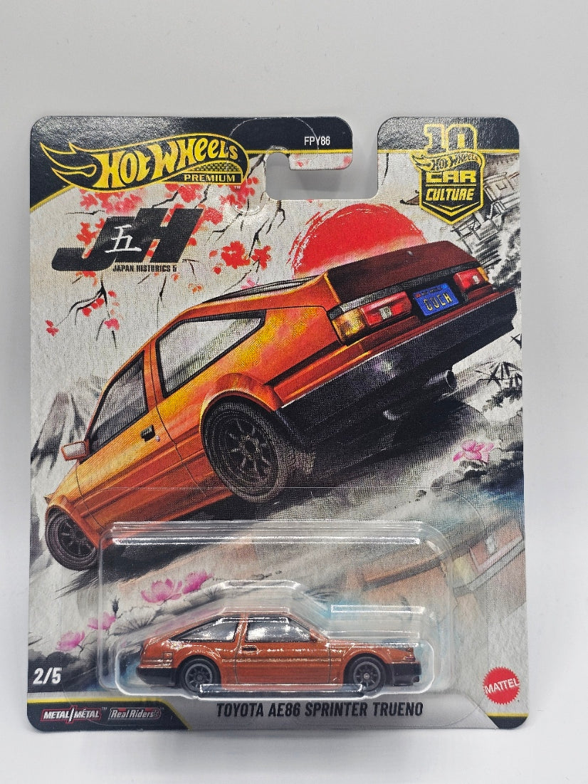 Hot Wheels Premium Japan Historics 5 Toyota AE86 Sprinter Trueno