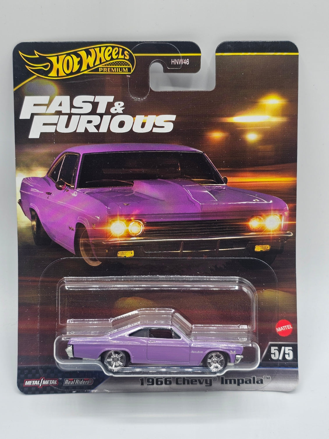 Hot Wheels Premium Fast & Furious 1966 Chevy Impala Real Riders
